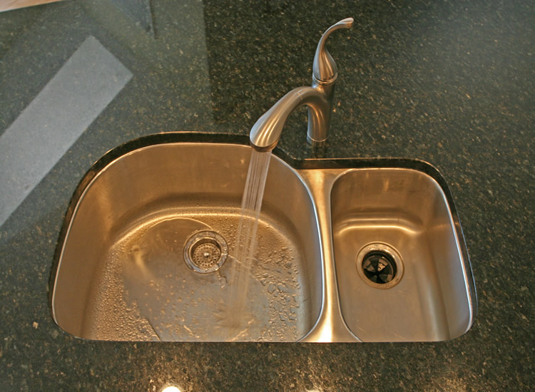 Uba tuba granite tops undermount stainless sink